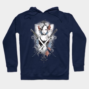 Geishas and Bushido, Eastern Culture Graphic T-shirt 28 Hoodie